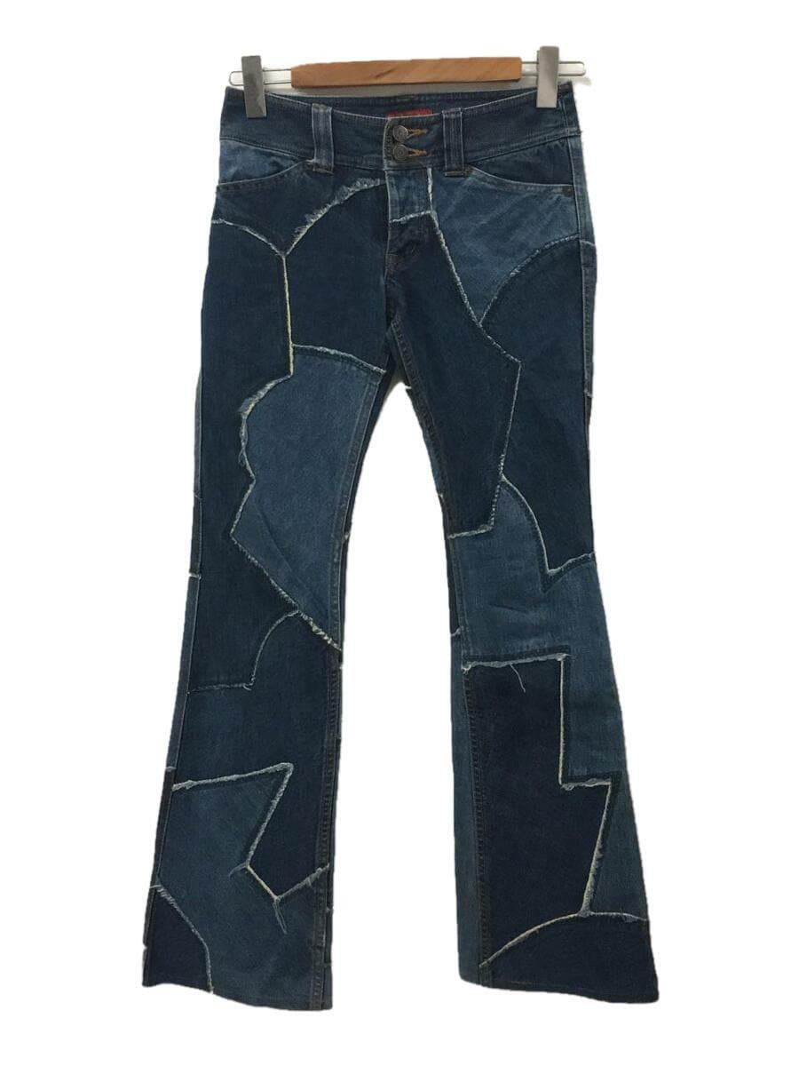 image of Hysteric Glamour Patchwork Denim in Blue, Men's (Size 29)