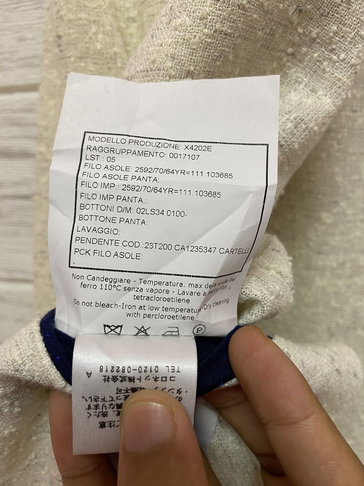 Boglioli 🇮🇹BOGLIOLI MILANO ITALY DOUBLE BREASTED LINEN NYLON COAT Size US M / EU 48-50 / 2 - 11 Thumbnail
