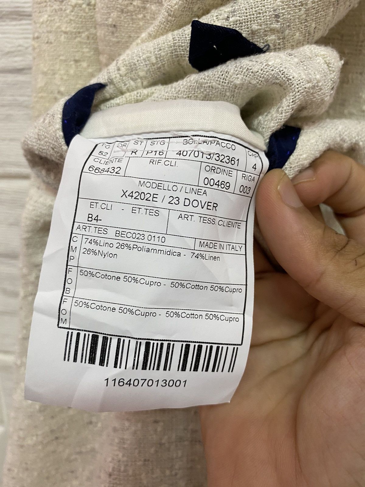 Boglioli 🇮🇹BOGLIOLI MILANO ITALY DOUBLE BREASTED LINEN NYLON COAT Size US M / EU 48-50 / 2 - 10 Thumbnail
