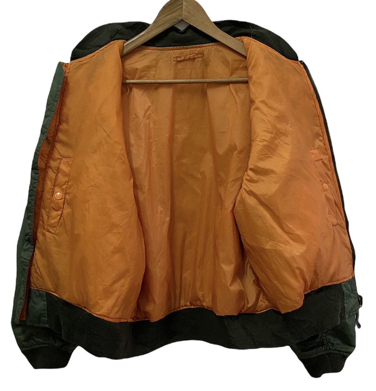 Vintage 🔥Rare Green Vintage Ma+ Bomber Jacket Size US XL / EU 56 / 4 - 6 Thumbnail