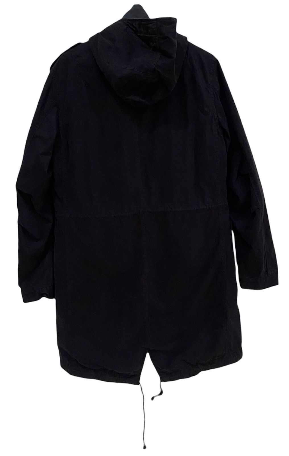 Beams Plus BEAMS MFG TYPE B-76B BLACK FISHTAIL PARKA DRAWSTRING JACKET Size US S / EU 44-46 / 1 - 2 Thumbnail
