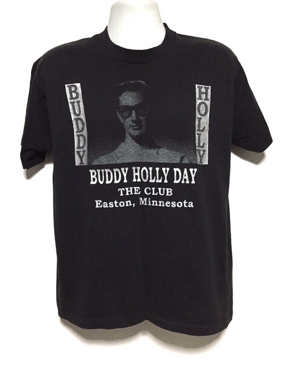 Band Tees RARE ! Vintage Buddy Holly Tshirt Size US L / EU 52-54 / 3 - 2 Thumbnail
