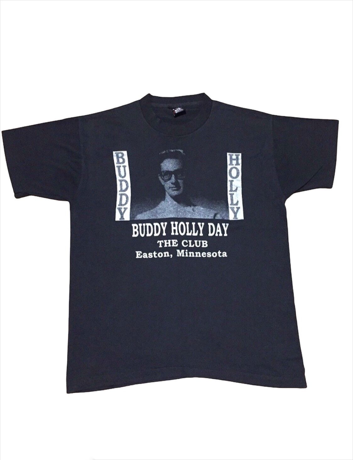 Band Tees RARE ! Vintage Buddy Holly Tshirt Size US L / EU 52-54 / 3 - 1 Thumbnail