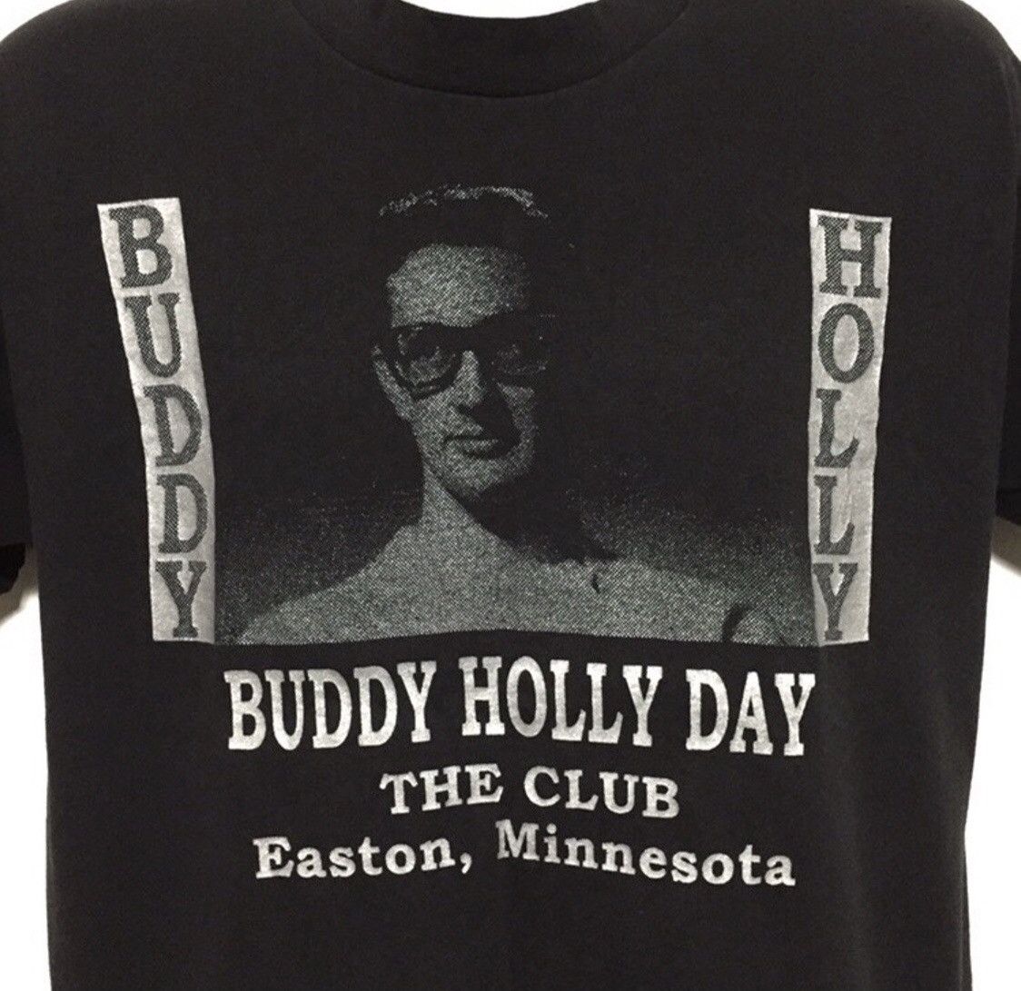 Band Tees RARE ! Vintage Buddy Holly Tshirt Size US L / EU 52-54 / 3 - 3 Thumbnail