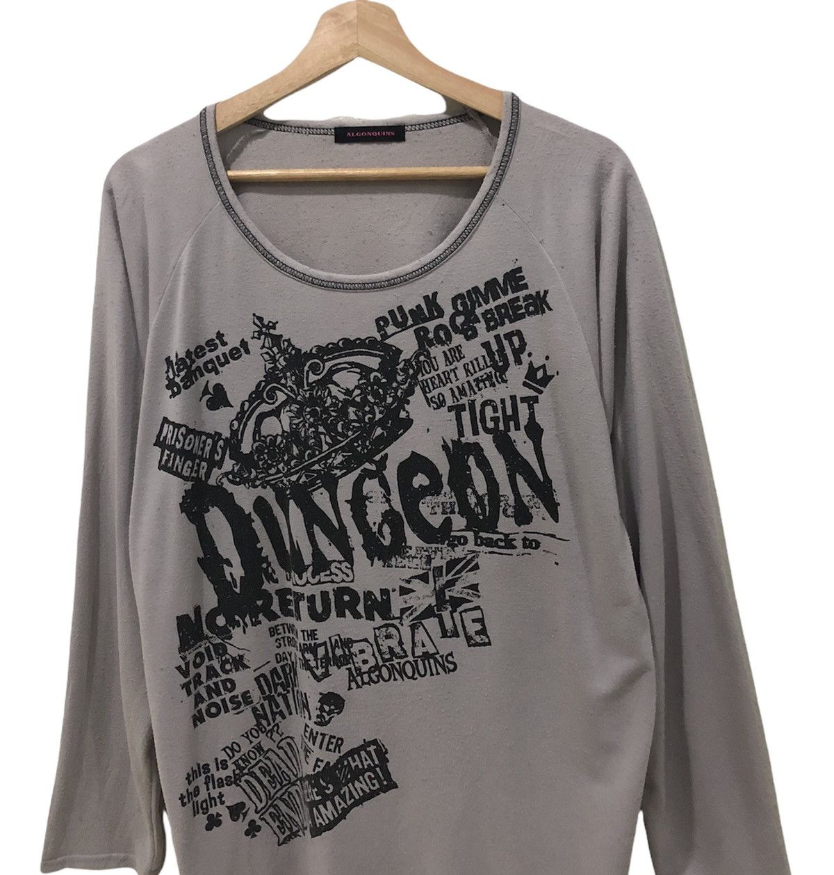 If Six Was Nine × Japanese Brand × Le Grande Bleu (L.G.B.) ALGONQUINS Dungeon No Return SEDITIONARIES Punk Sweatshirt Size US M / EU 48-50 / 2 - 4 Thumbnail