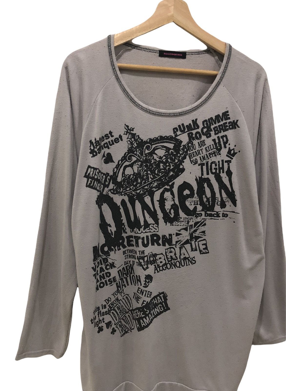 If Six Was Nine × Japanese Brand × Le Grande Bleu (L.G.B.) ALGONQUINS Dungeon No Return SEDITIONARIES Punk Sweatshirt Size US M / EU 48-50 / 2 - 5 Thumbnail