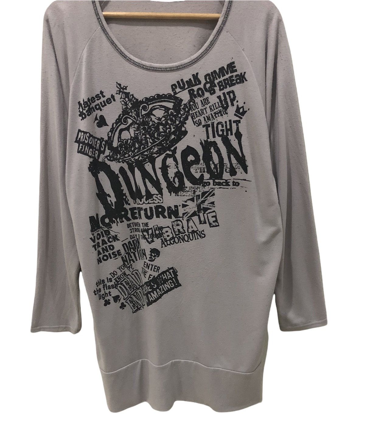 If Six Was Nine × Japanese Brand × Le Grande Bleu (L.G.B.) ALGONQUINS Dungeon No Return SEDITIONARIES Punk Sweatshirt Size US M / EU 48-50 / 2 - 6 Thumbnail