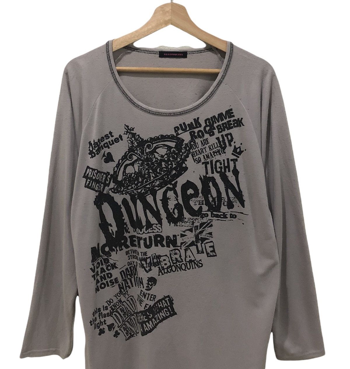 If Six Was Nine × Japanese Brand × Le Grande Bleu (L.G.B.) ALGONQUINS Dungeon No Return SEDITIONARIES Punk Sweatshirt Size US M / EU 48-50 / 2 - 2 Thumbnail