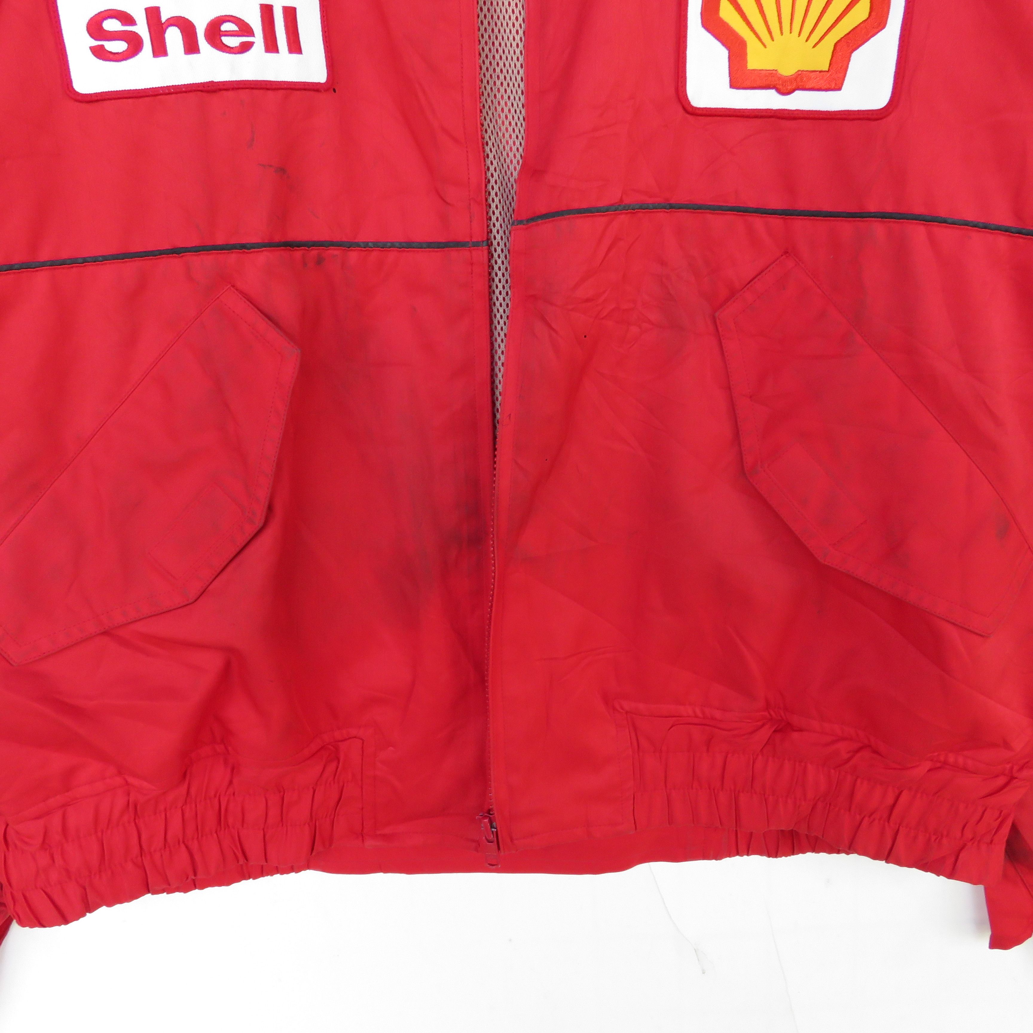 Ferrari × Vintage Vintage 90s Shell Motorsport Jacket Size US XL / EU 56 / 4 - 3 Thumbnail