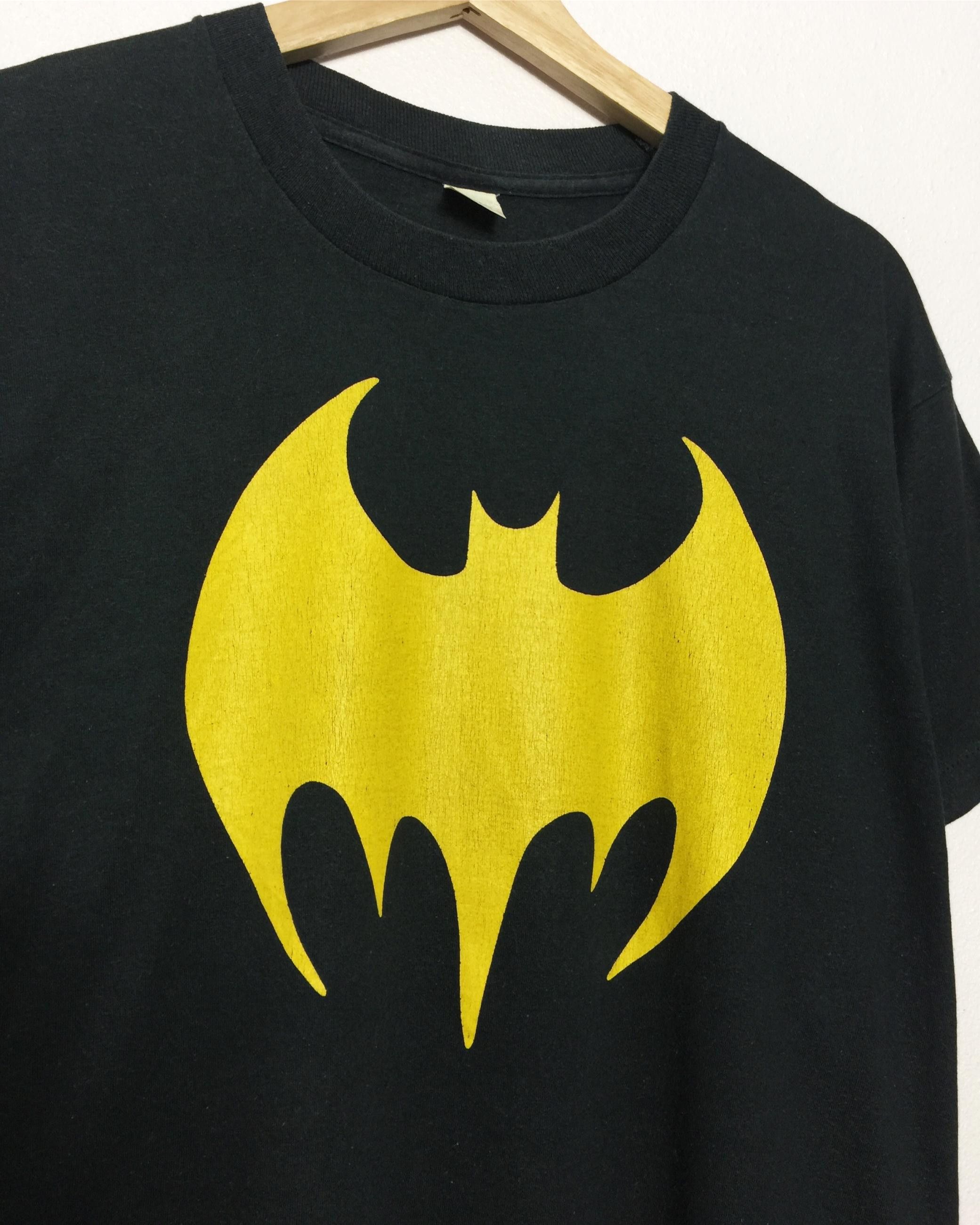 DC Comics Vintage 80s Batman Tees Made in USA / All Single Stitches Size US M / EU 48-50 / 2 - 2 Thumbnail