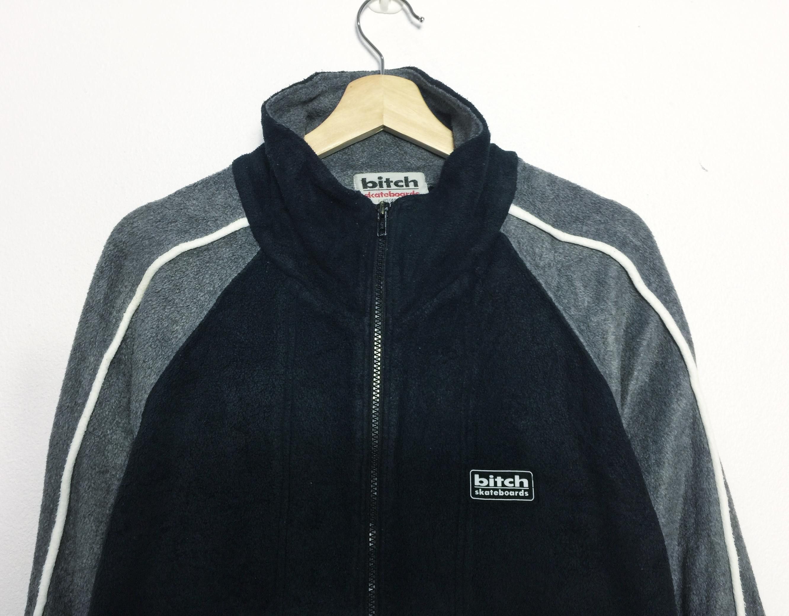 Vintage Rare Vintage Bitch Skateboards Zipper Fleece Sweatshirt Size US L / EU 52-54 / 3 - 2 Thumbnail