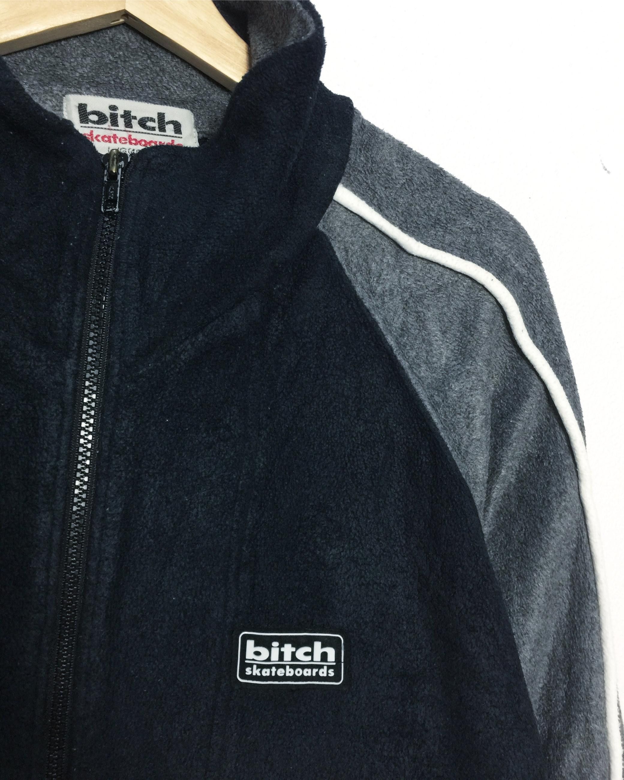 Vintage Rare Vintage Bitch Skateboards Zipper Fleece Sweatshirt Size US L / EU 52-54 / 3 - 3 Thumbnail