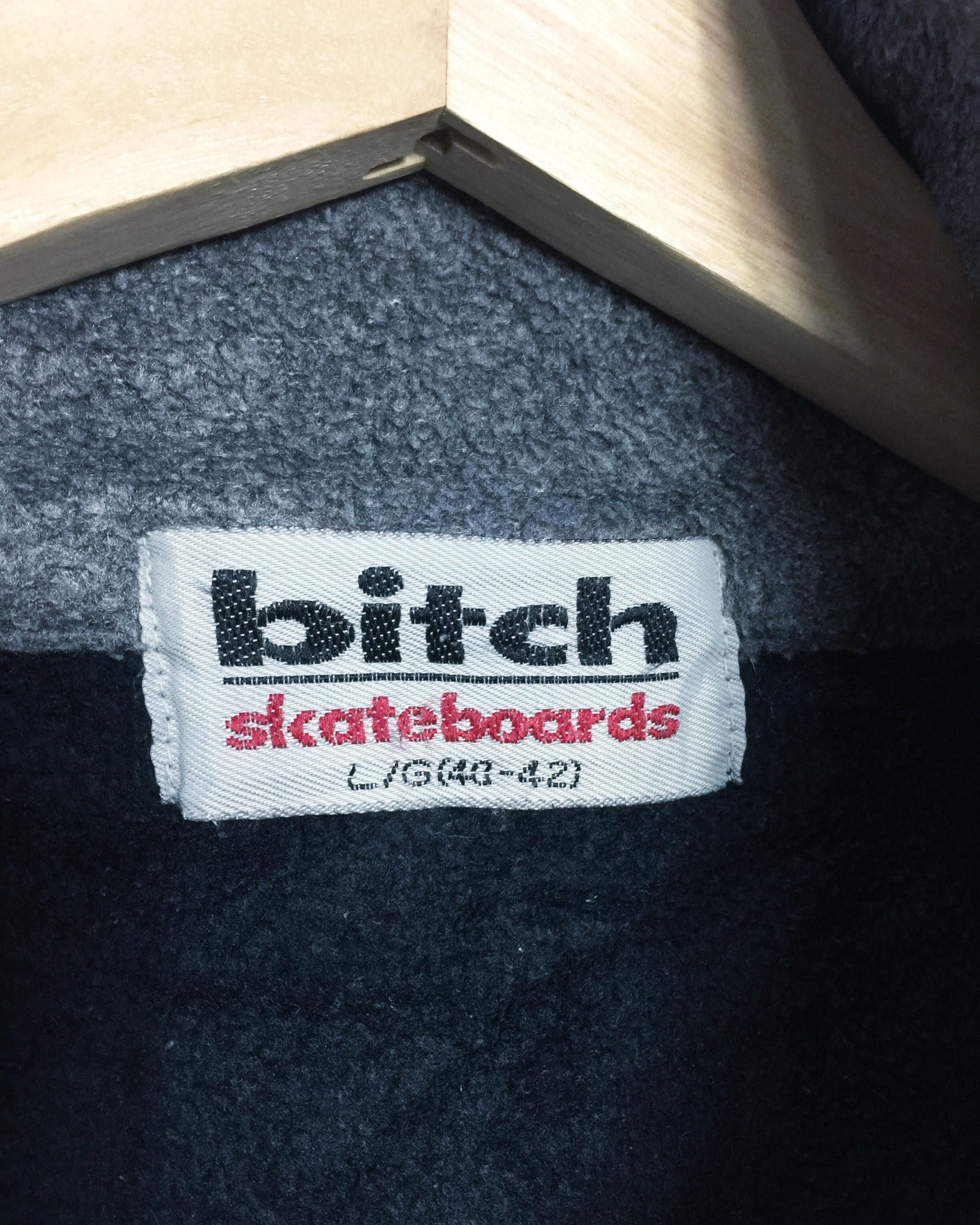 Vintage Rare Vintage Bitch Skateboards Zipper Fleece Sweatshirt Size US L / EU 52-54 / 3 - 8 Thumbnail