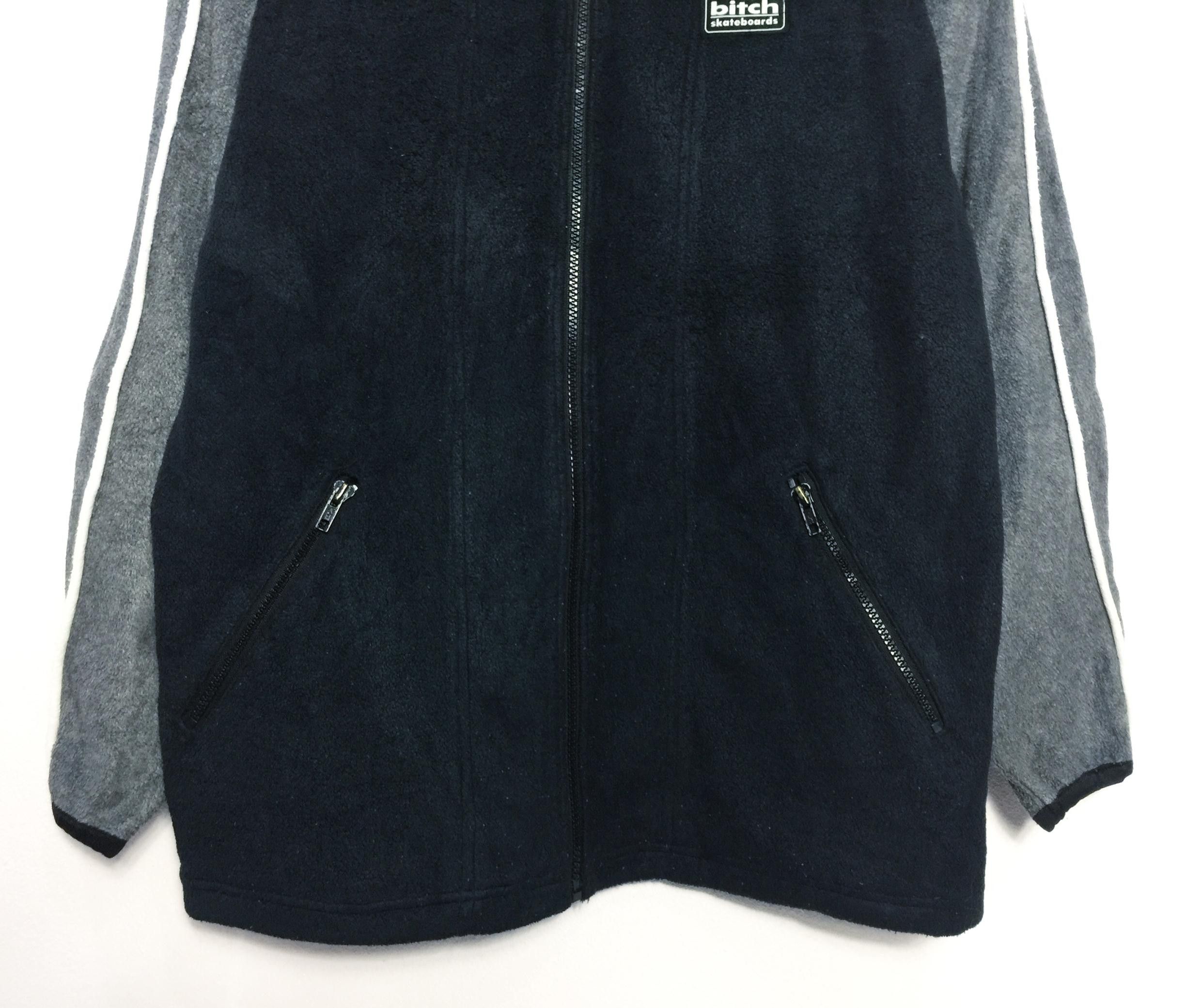 Vintage Rare Vintage Bitch Skateboards Zipper Fleece Sweatshirt Size US L / EU 52-54 / 3 - 4 Thumbnail