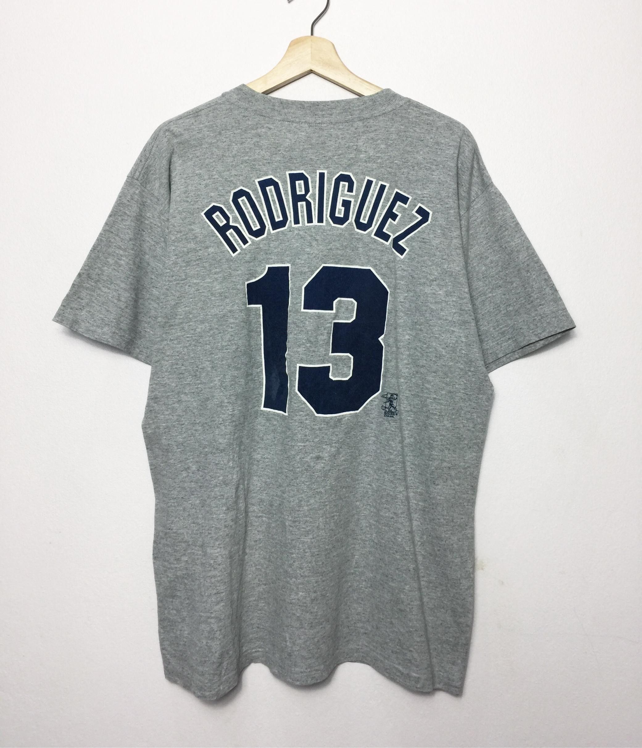 New York Yankees Rare Vintage 90s New York Yankees Rodriguez Tees Size US L / EU 52-54 / 3 - 7 Thumbnail