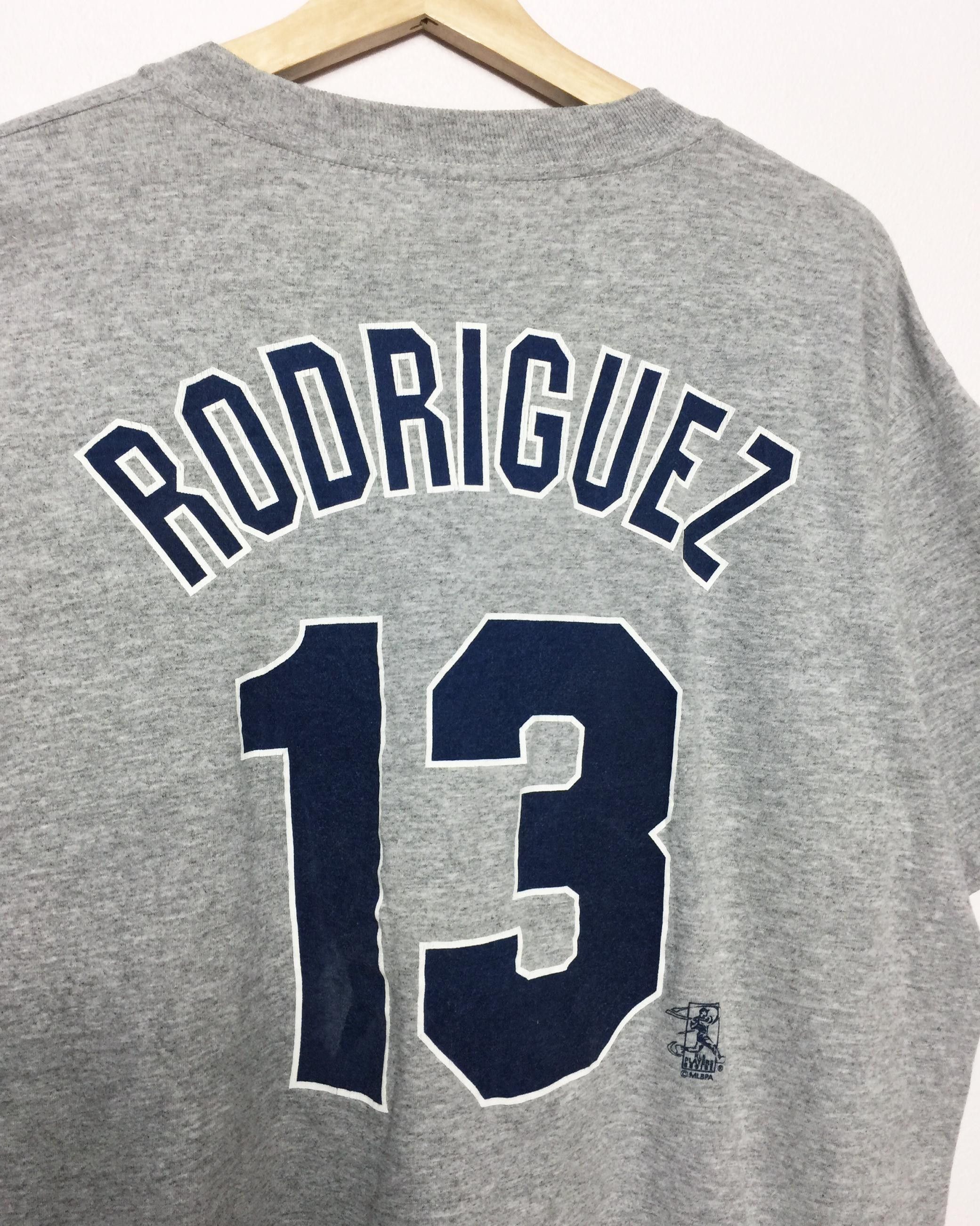 New York Yankees Rare Vintage 90s New York Yankees Rodriguez Tees Size US L / EU 52-54 / 3 - 8 Thumbnail