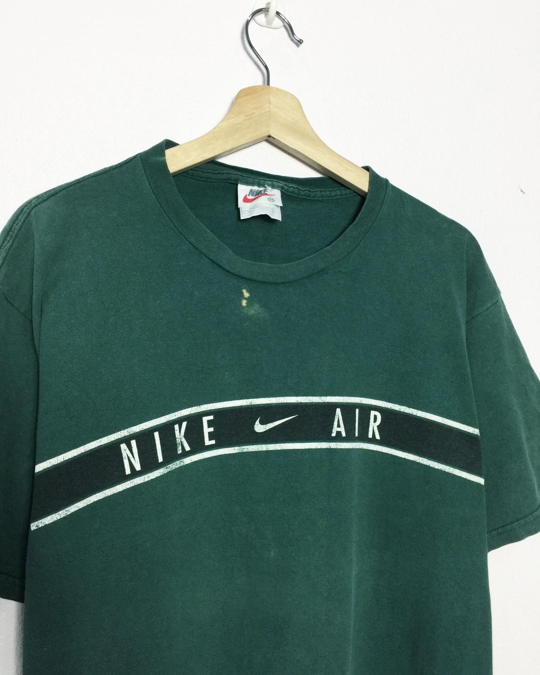 Nike Rare Vintage Nike Air Tees / Made in USA / Swoosh Size US M / EU 48-50 / 2 - 2 Thumbnail