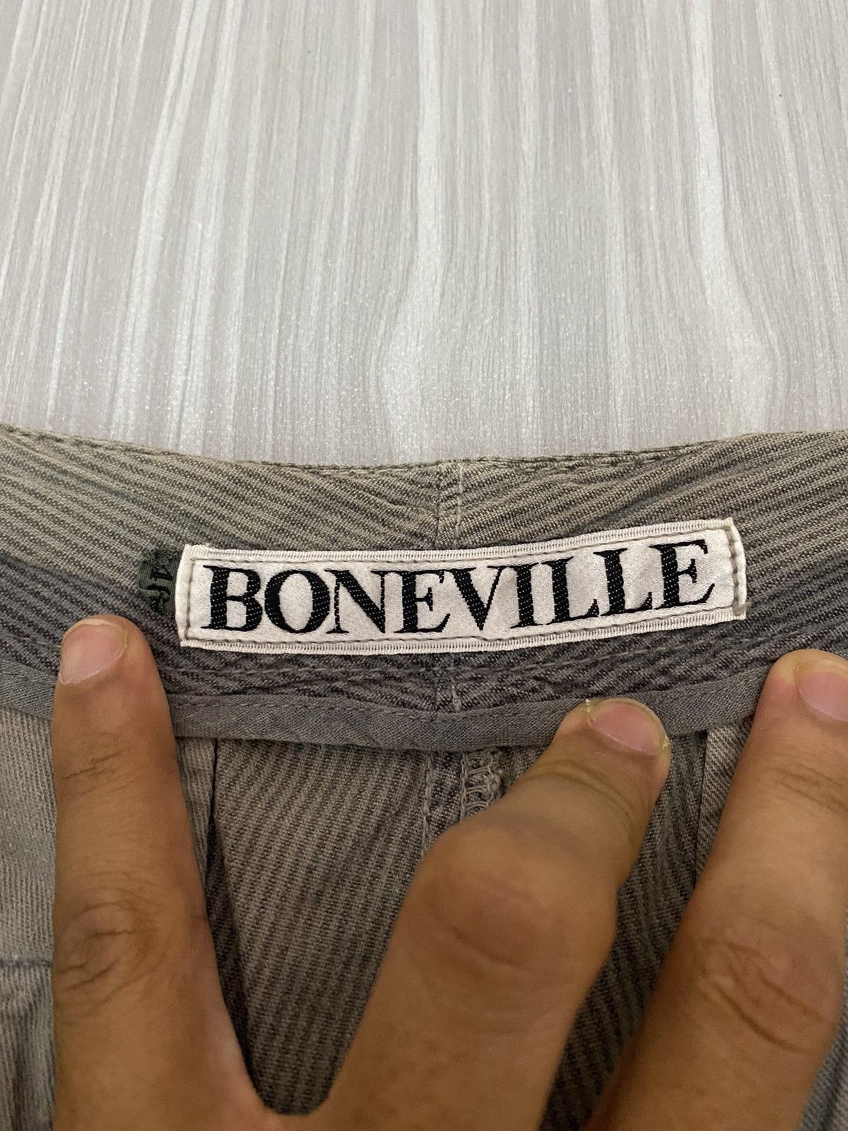 Boneville × Stone Island ARCHIVE BONEVILLE STRIPES SHORT PANTS Size US 30 / EU 46 - 9 Thumbnail