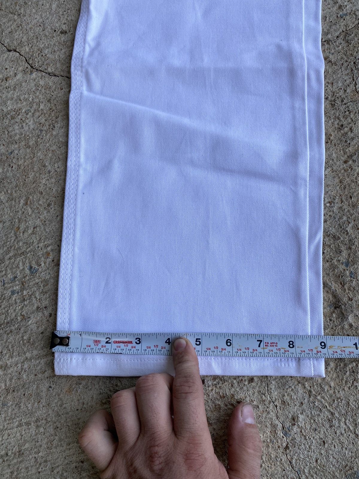 Dickies × Vintage Vintage Y2K Dickies White Carpenter Painter Pants Size US 34 / EU 50 - 14 Thumbnail
