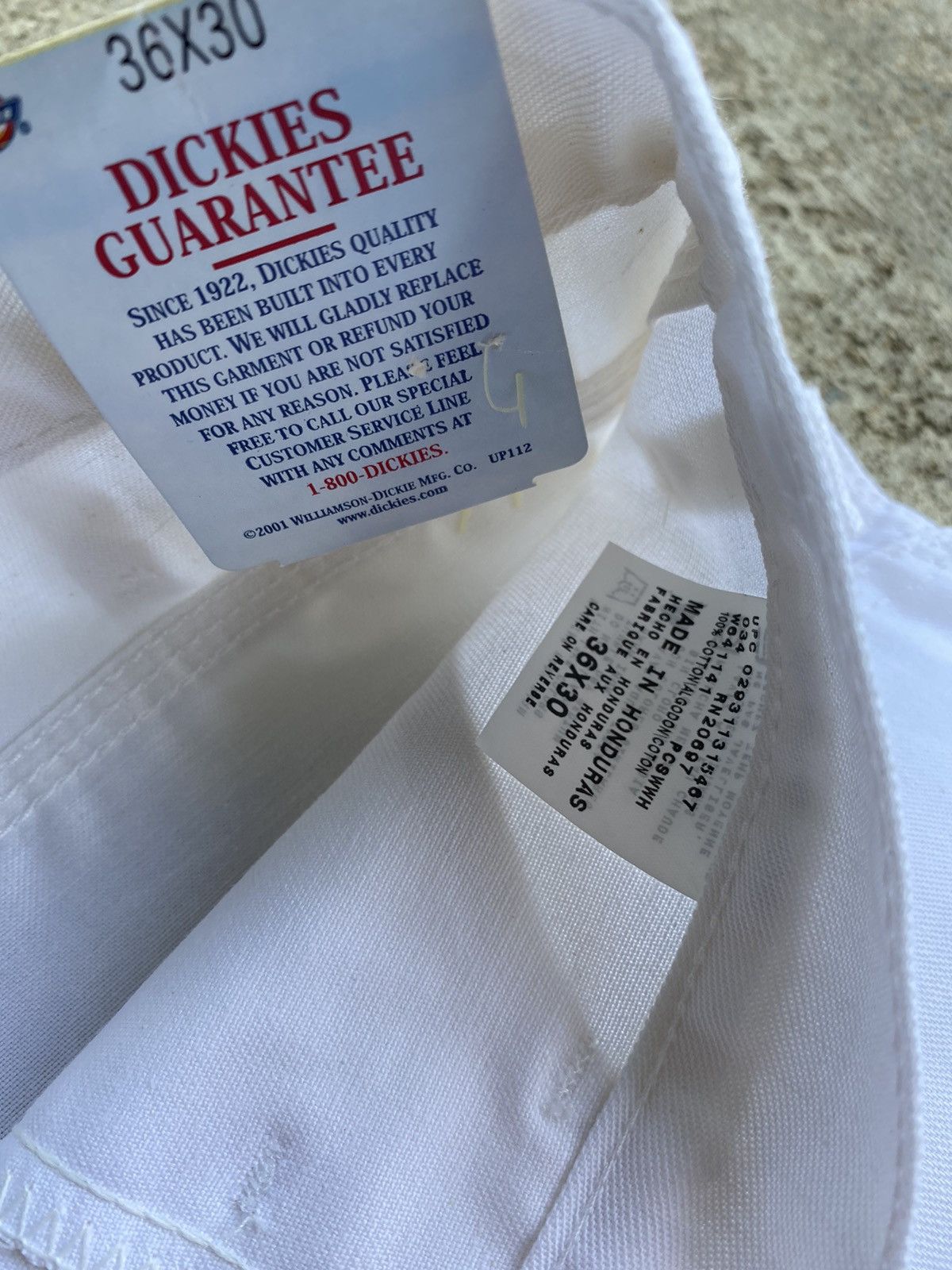 Dickies × Vintage Vintage Y2K Dickies White Carpenter Painter Pants Size US 34 / EU 50 - 10 Thumbnail