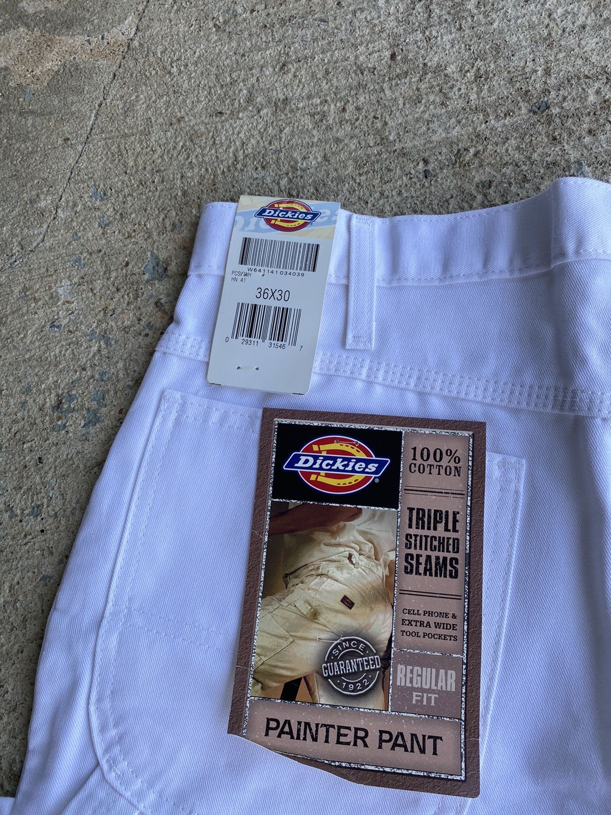 Dickies × Vintage Vintage Y2K Dickies White Carpenter Painter Pants Size US 34 / EU 50 - 3 Thumbnail