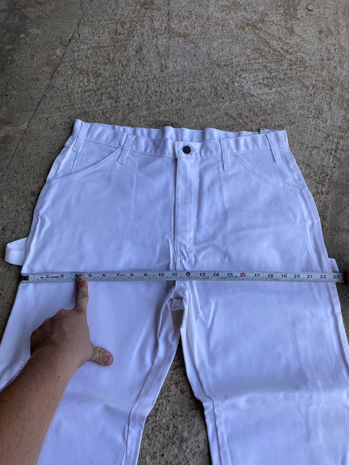 Dickies × Vintage Vintage Y2K Dickies White Carpenter Painter Pants Size US 34 / EU 50 - 12 Thumbnail