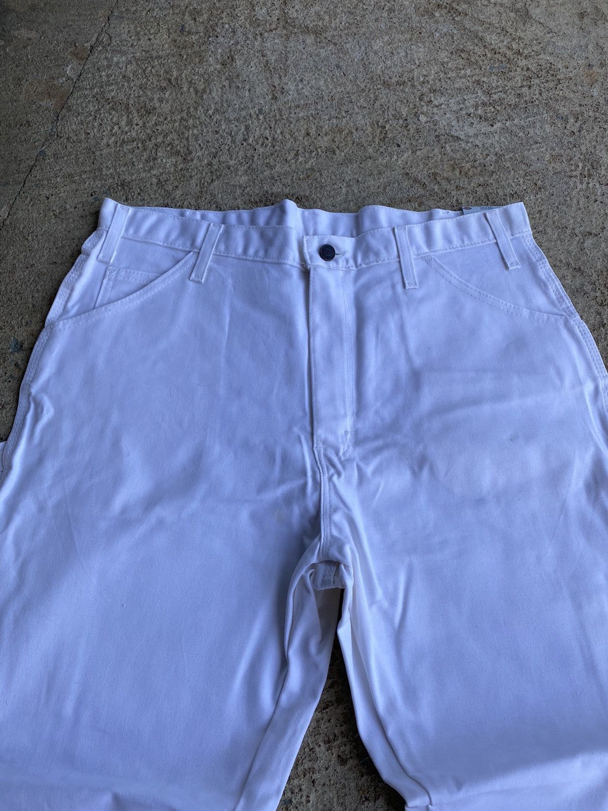 Dickies × Vintage Vintage Y2K Dickies White Carpenter Painter Pants Size US 34 / EU 50 - 6 Thumbnail