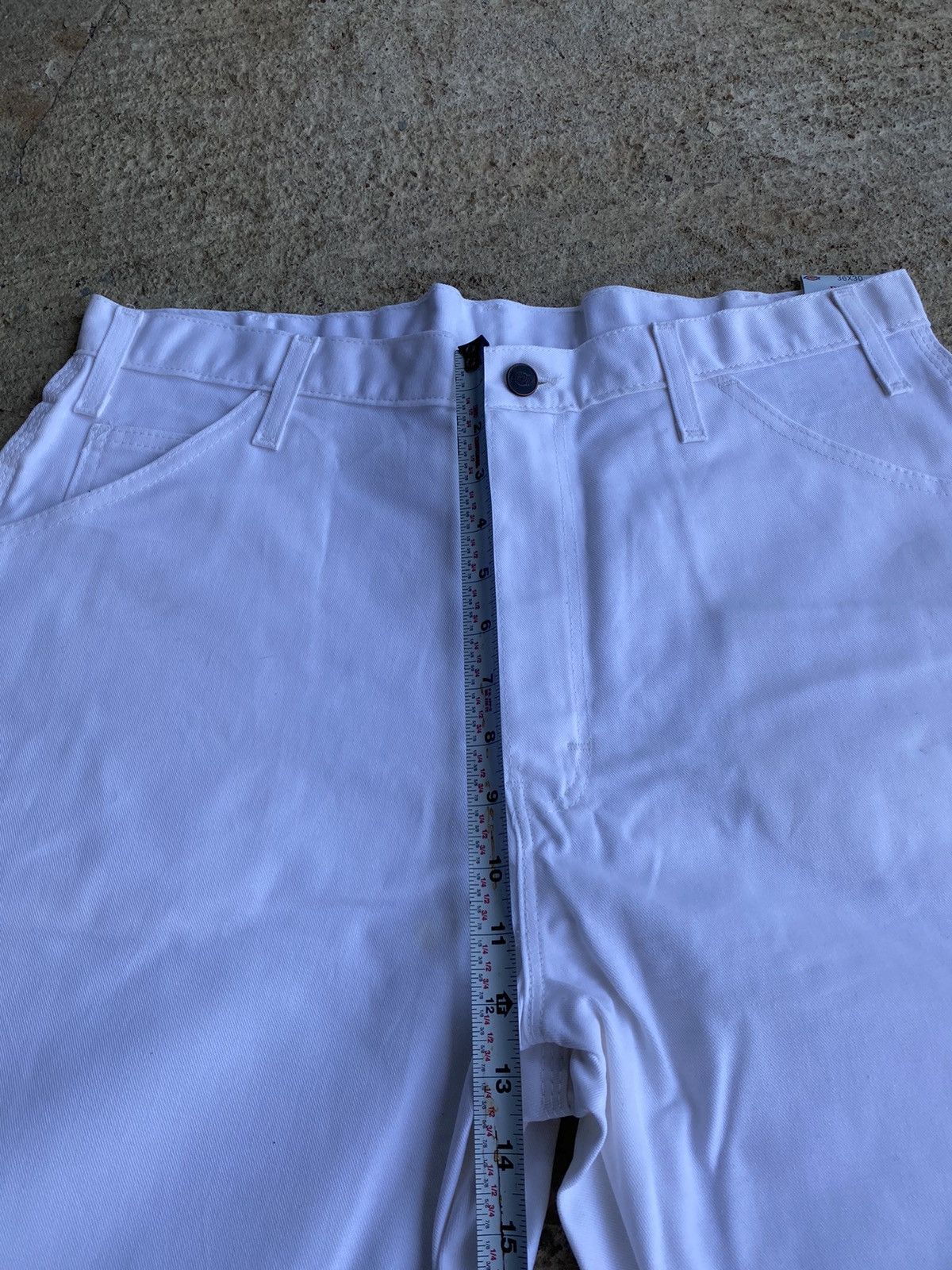 Dickies × Vintage Vintage Y2K Dickies White Carpenter Painter Pants Size US 34 / EU 50 - 13 Thumbnail