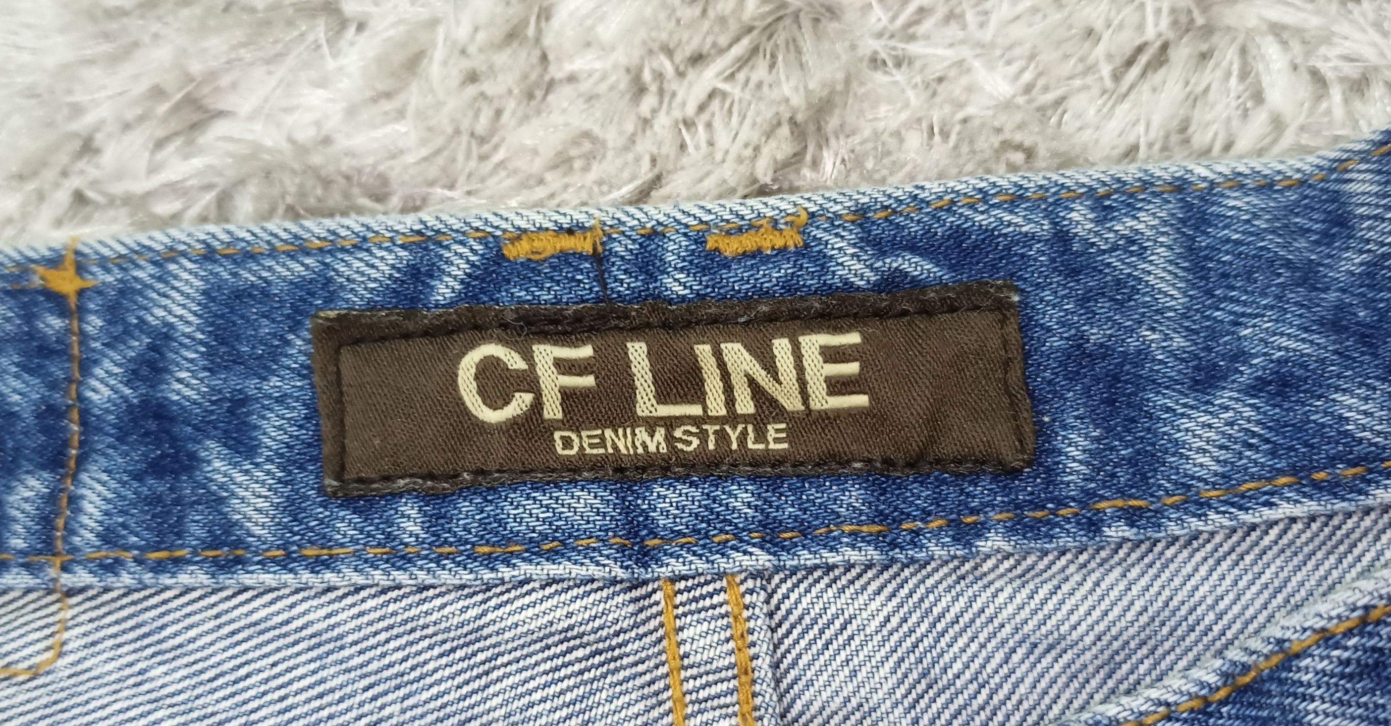 CFCL Flare Jeans CFLINE Paint Splash Distress Bootcut Denim Size 28" / US 6 / IT 42 - 18 Thumbnail