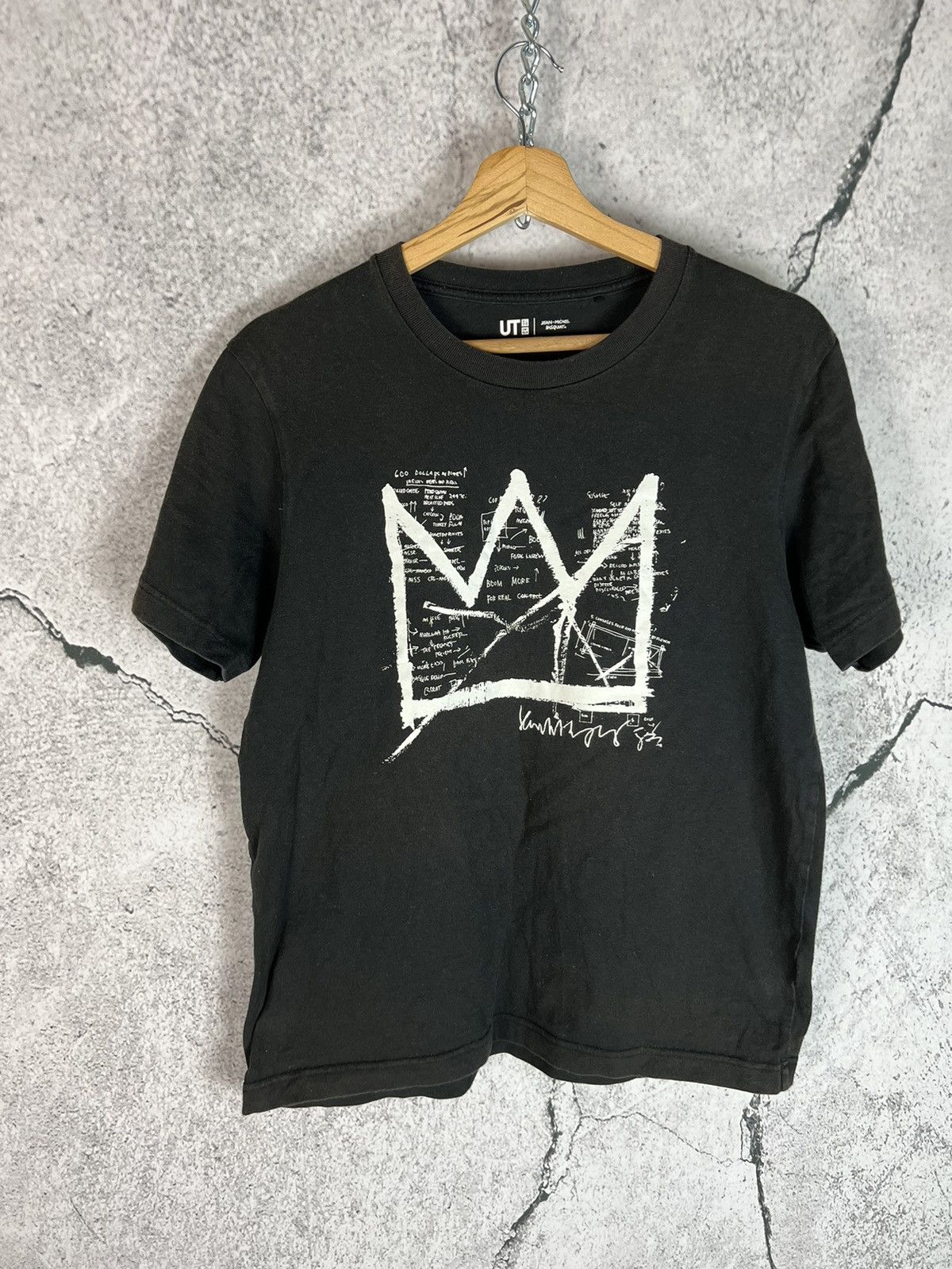 Japanese Brand Jean Michel Basquiat spell out T shirt big logo Size US S / EU 44-46 / 1 - 1 Thumbnail