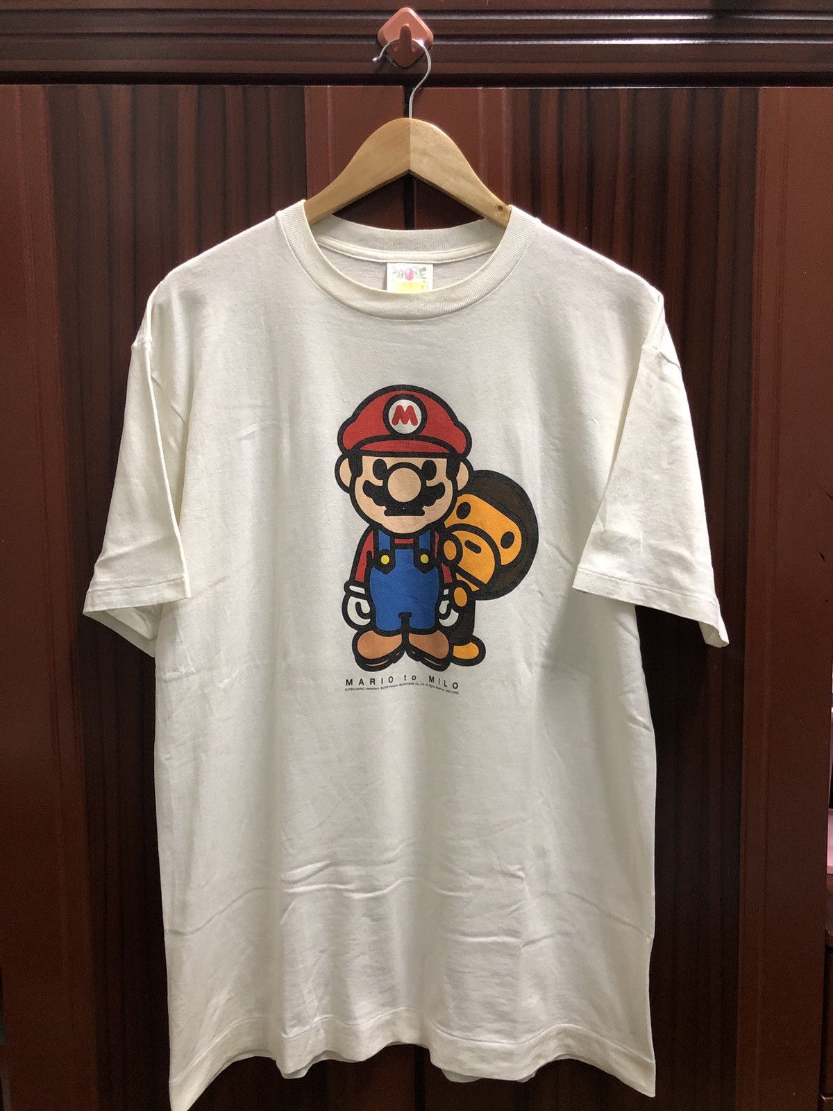 Bape Mario newest Baby Milo tshirt