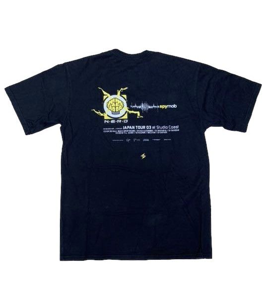 image of Vintage N.e.r.d. Pharrell Japan Tour Shirt in Black, Men's (Size Large)