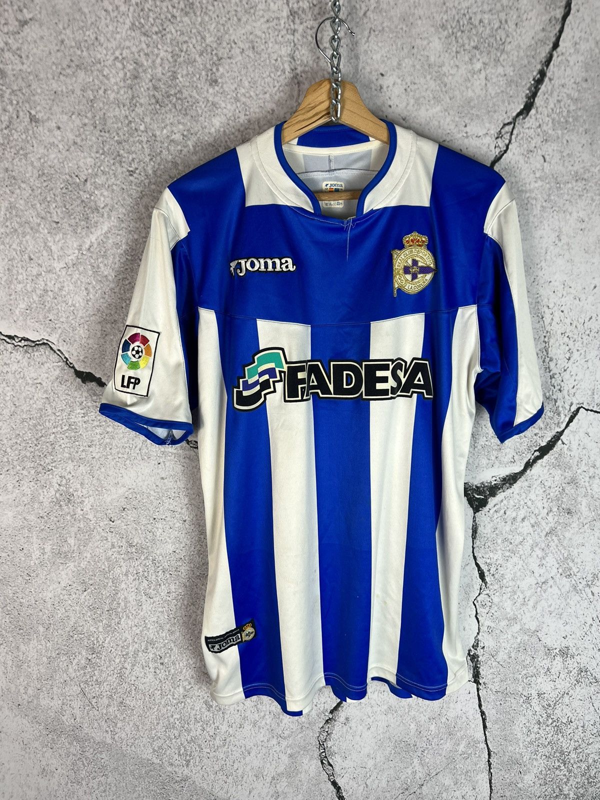 Maillot Domicile Vintage Deportivo La Coruna 2004-2005 - Taille L - Occasion Rétro Joma