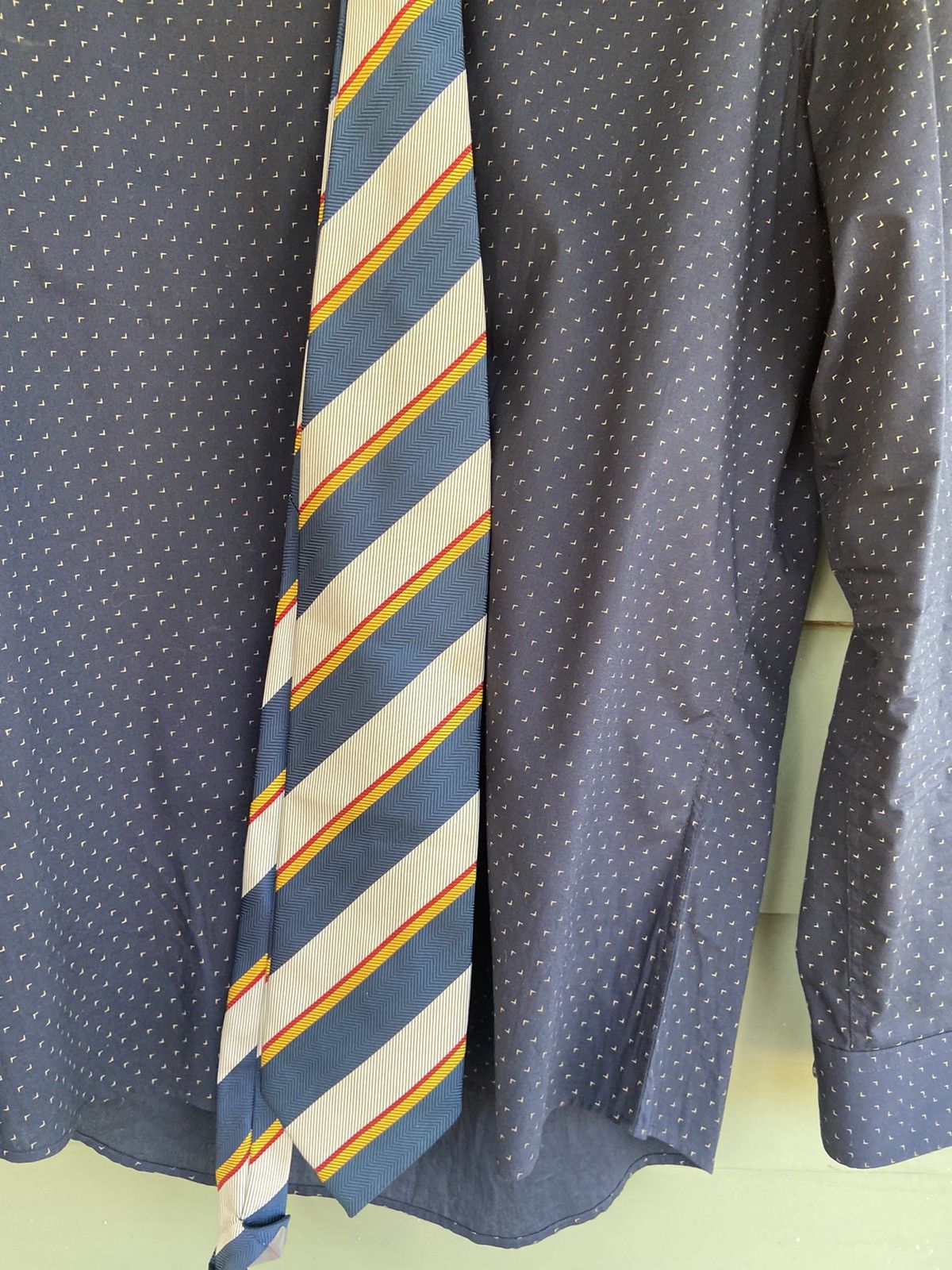 Japanese Brand Multicoloured tie man’s. Trent Nathan. Italy Size ONE SIZE - 5 Thumbnail