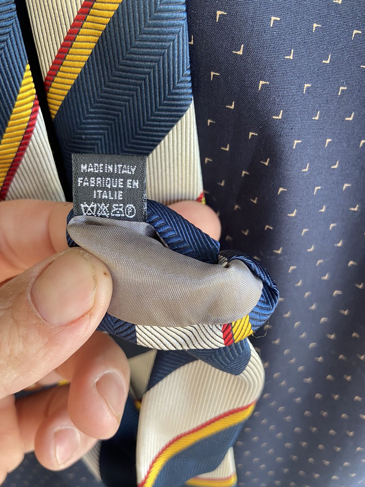 Japanese Brand Multicoloured tie man’s. Trent Nathan. Italy Size ONE SIZE - 3 Thumbnail