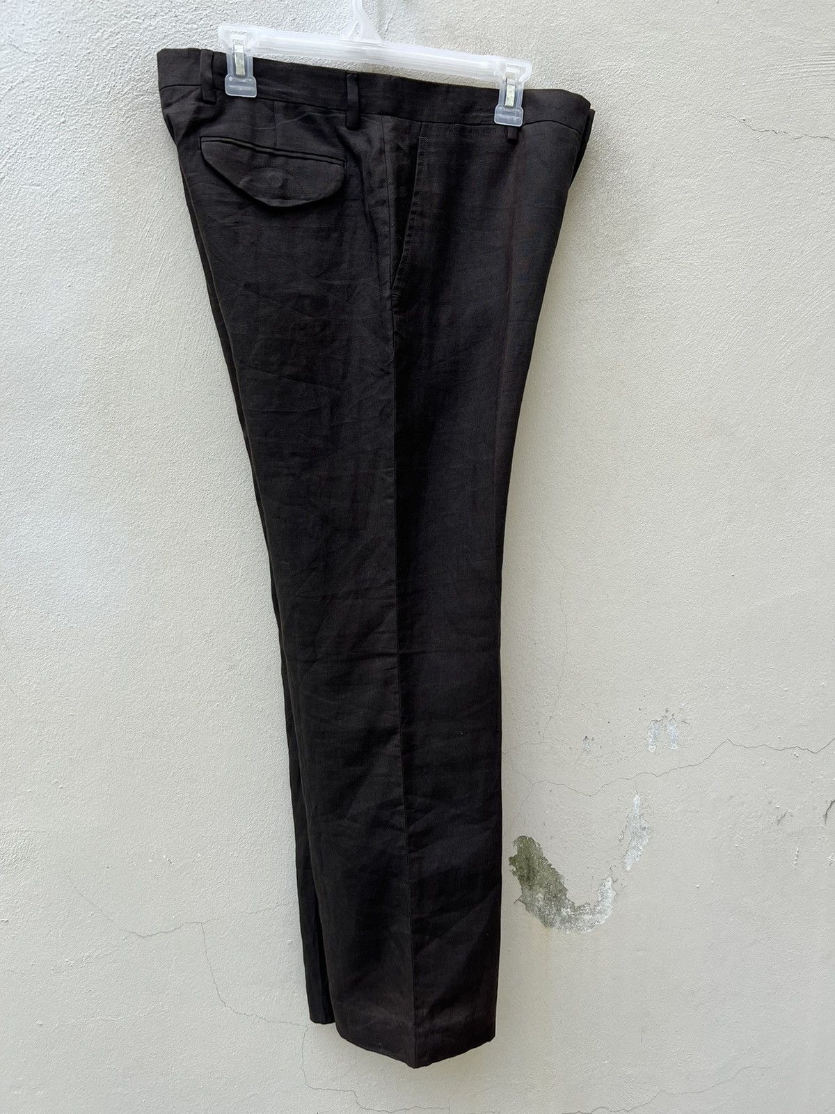 Polo Ralph Lauren × Ralph Lauren × Vintage Vintage Ralph Lauren Italy Sun Faded 100% Linen Trouser Pant Size US 32 / EU 48 - 20 Thumbnail