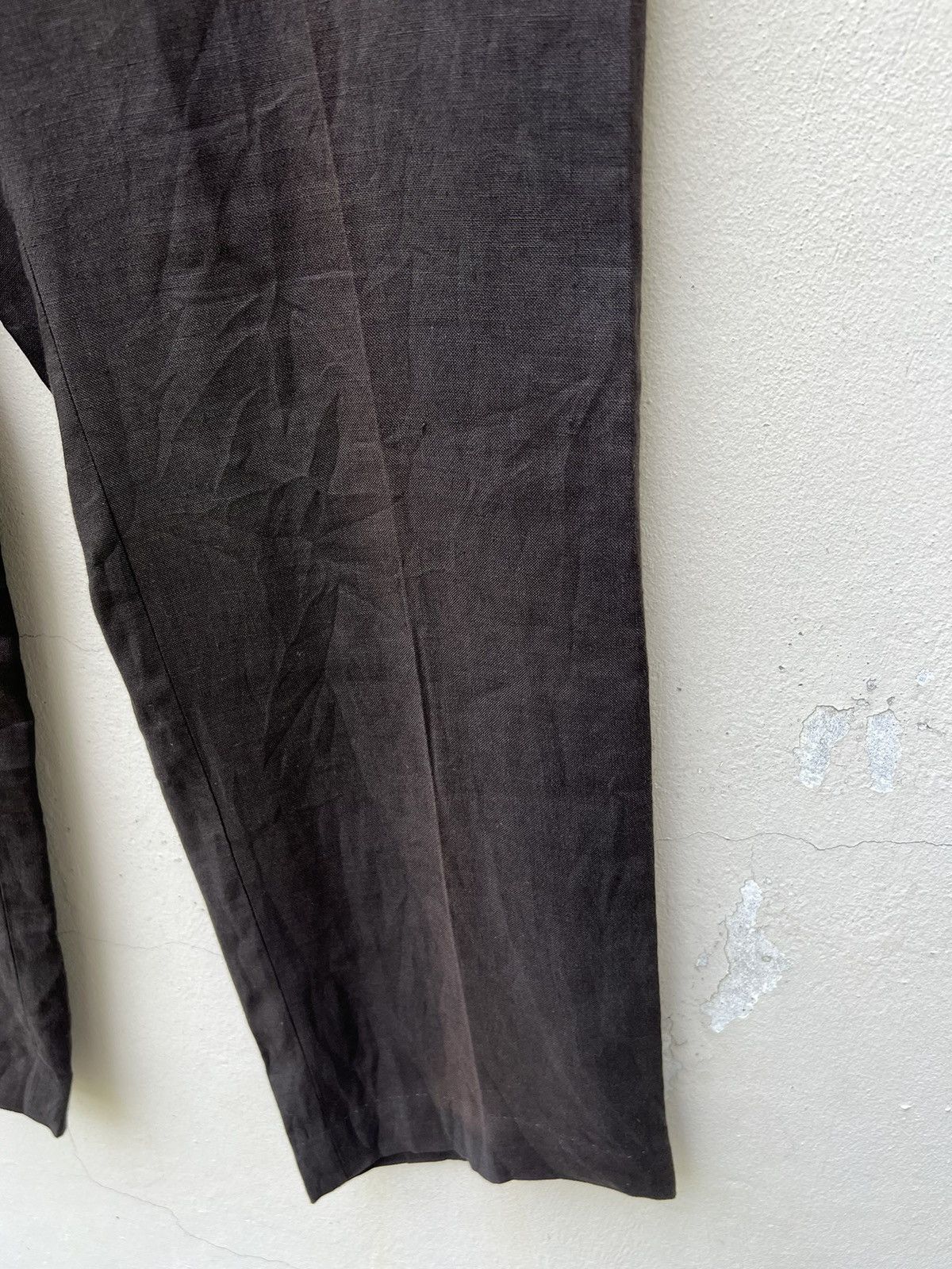 Polo Ralph Lauren × Ralph Lauren × Vintage Vintage Ralph Lauren Italy Sun Faded 100% Linen Trouser Pant Size US 32 / EU 48 - 12 Thumbnail