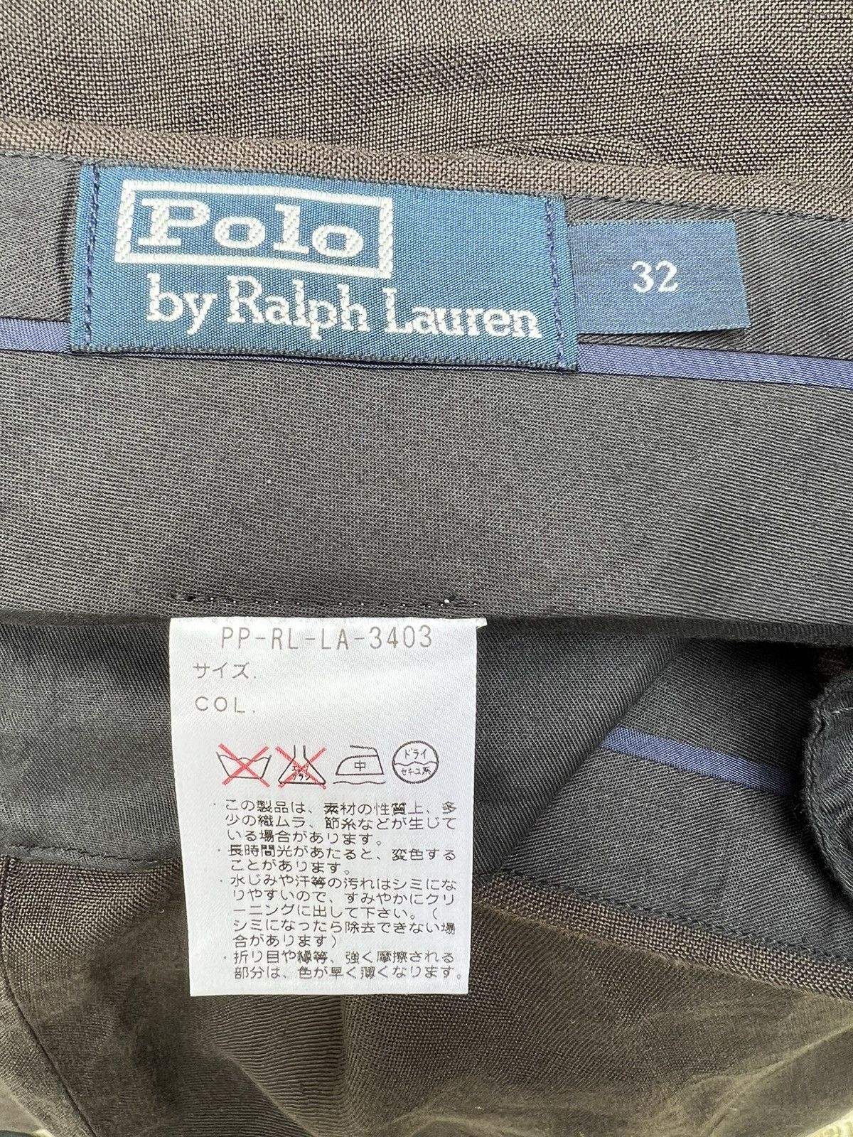 Polo Ralph Lauren × Ralph Lauren × Vintage Vintage Ralph Lauren Italy Sun Faded 100% Linen Trouser Pant Size US 32 / EU 48 - 22 Thumbnail