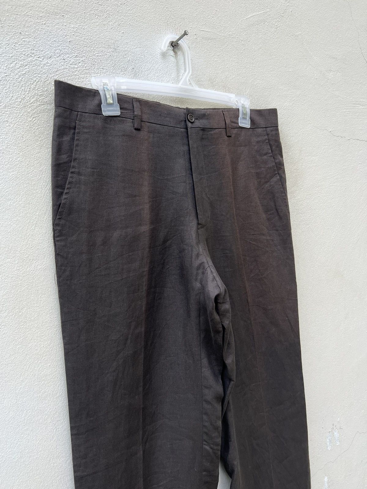 Polo Ralph Lauren × Ralph Lauren × Vintage Vintage Ralph Lauren Italy Sun Faded 100% Linen Trouser Pant Size US 32 / EU 48 - 7 Thumbnail