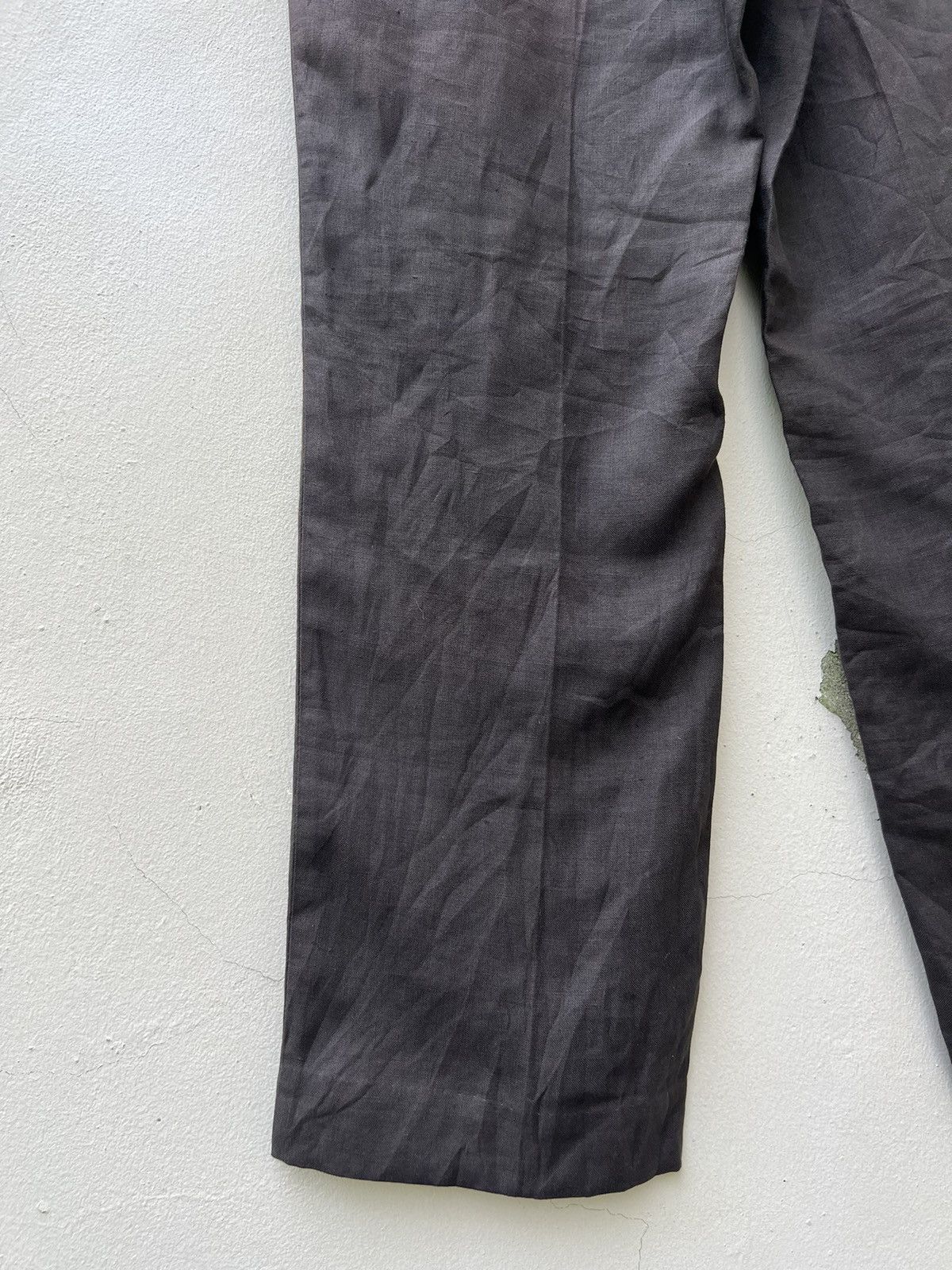 Polo Ralph Lauren × Ralph Lauren × Vintage Vintage Ralph Lauren Italy Sun Faded 100% Linen Trouser Pant Size US 32 / EU 48 - 16 Thumbnail