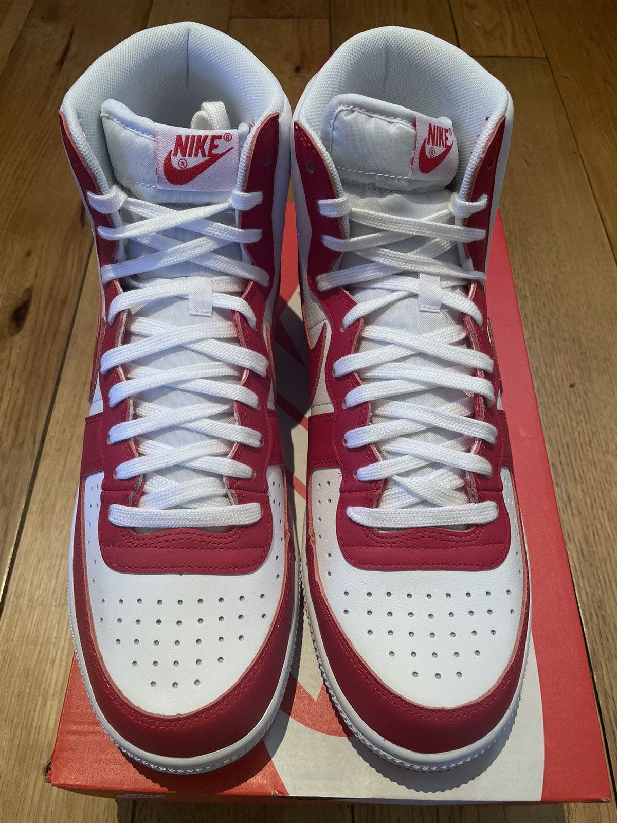 Nike Terminator High White University Red 2023 Size US 11 / EU 44 - 4 Thumbnail