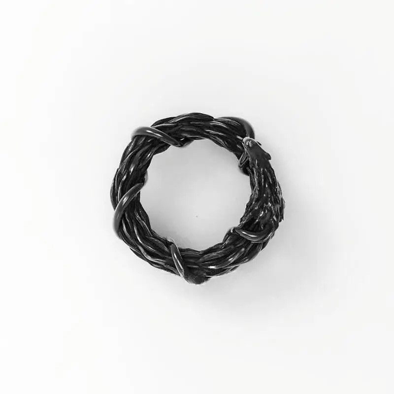 Jewelry × Vintage Gothic Black Dragon Ring Size ONE SIZE - 3 Thumbnail