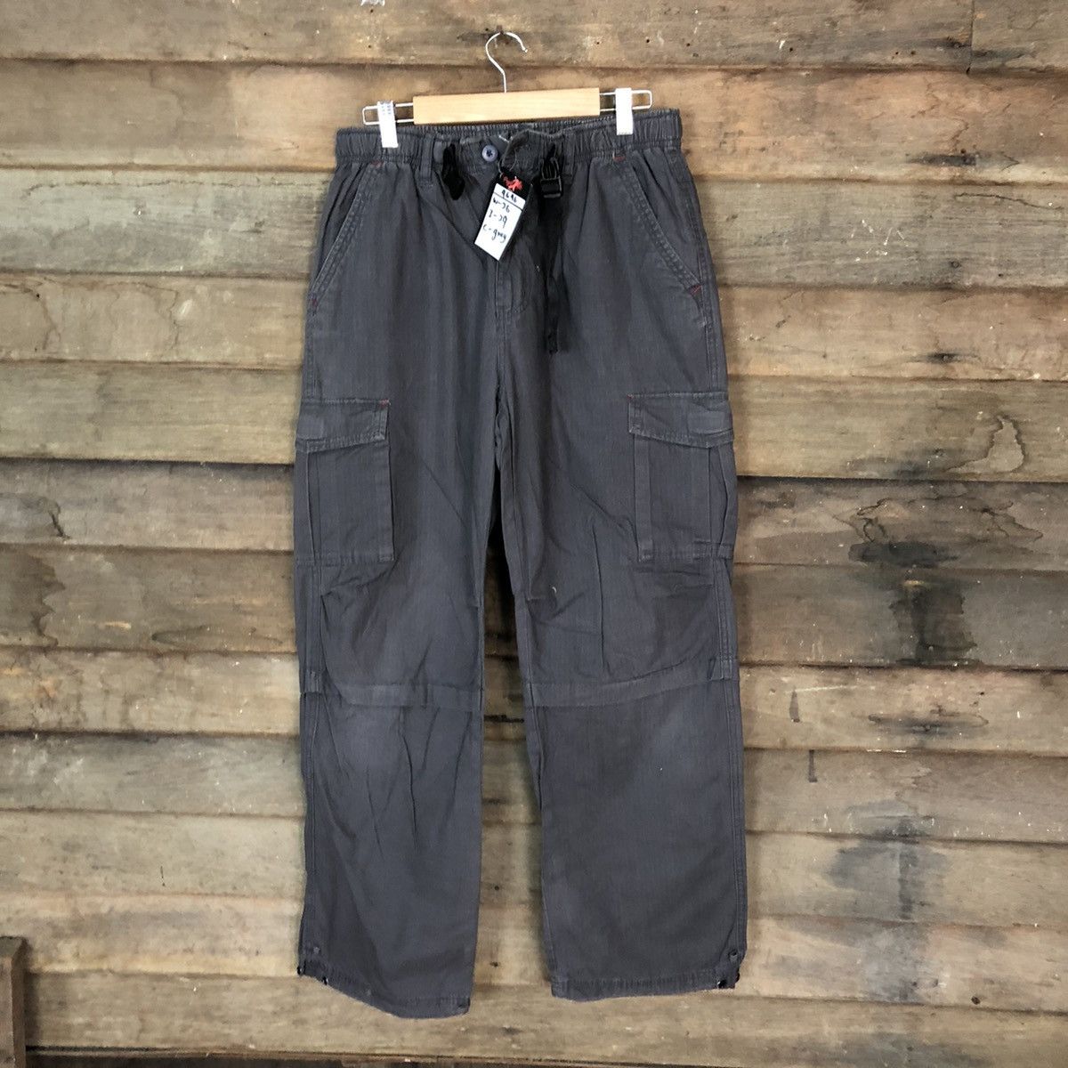 Freude Grey multipocket streetwear Cargo Pants #4646