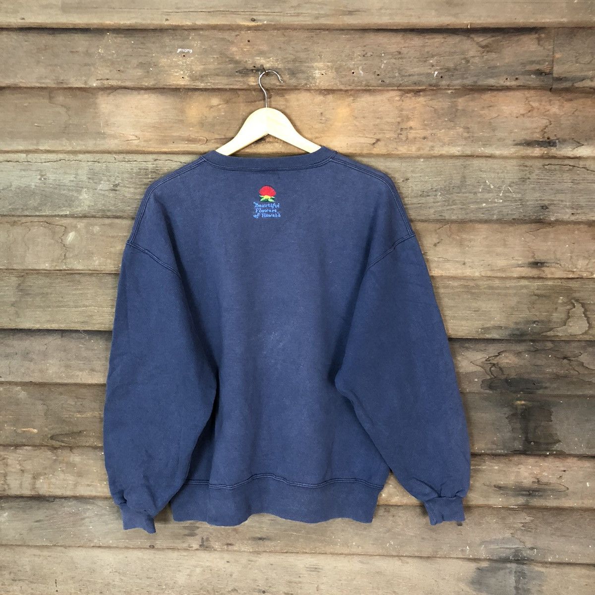 Vintage Crazy Shirt Hawaii vintage faded Blue Sweatshirt #4752 Size US M / EU 48-50 / 2 - 10 Thumbnail