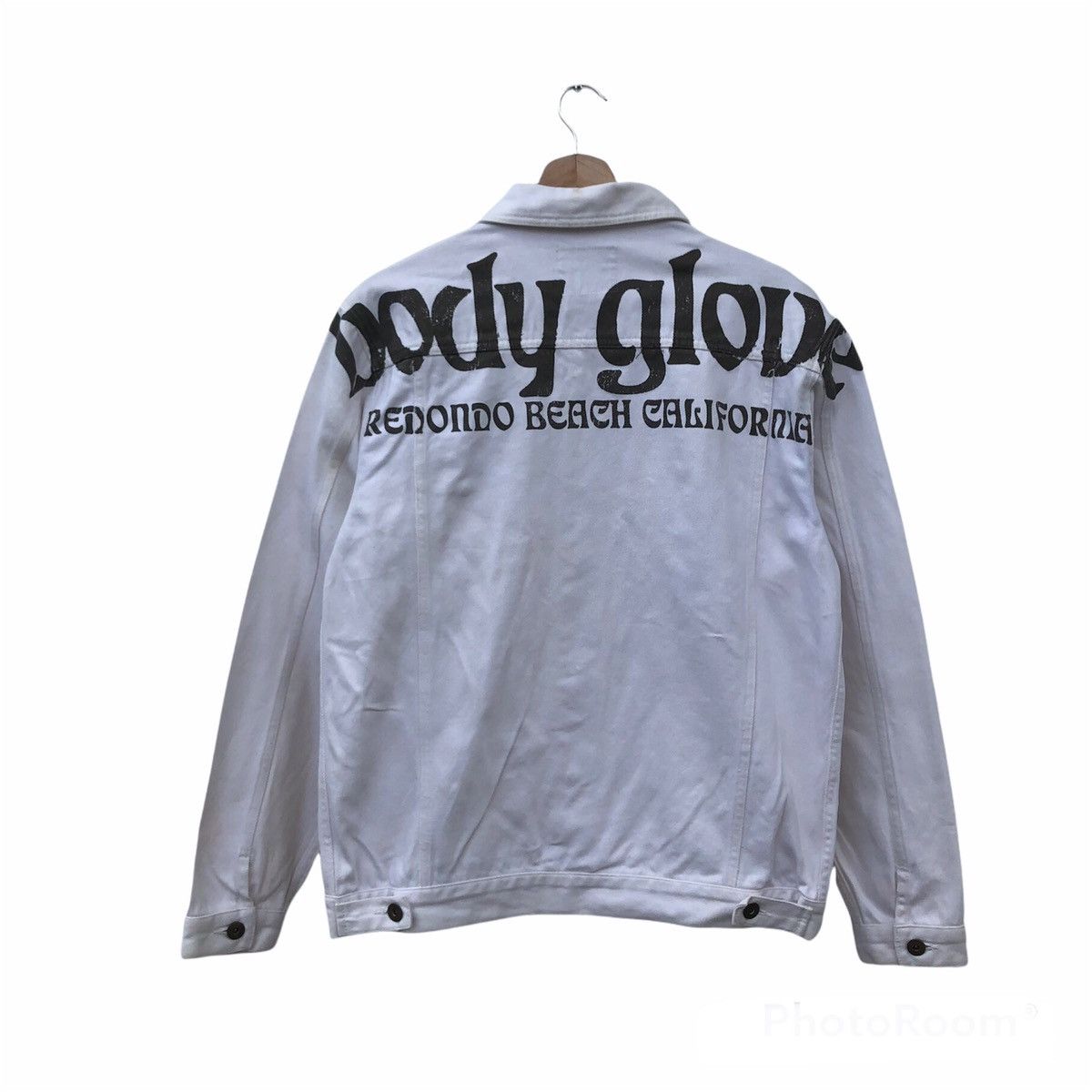 Japanese Brand 💥RARE VINTAGE DENIM JACKET BIG LOGO BODY GLOBE Size US L / EU 52-54 / 3 - 1 Thumbnail