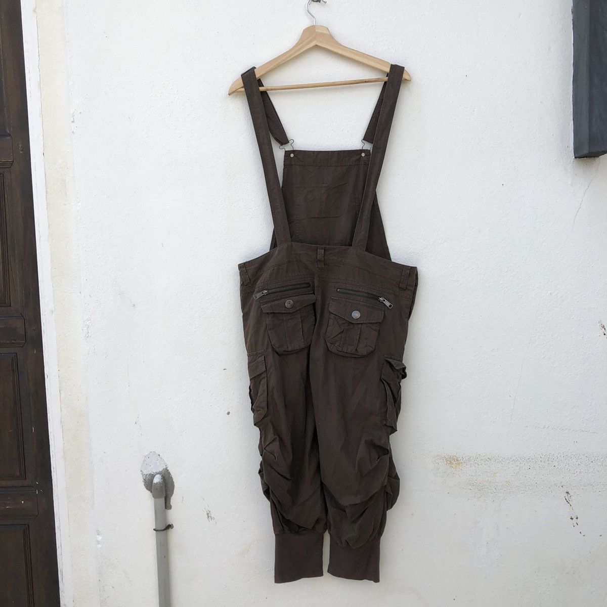 Japanese Brand DOUBLE PANTS MILITARY COLLECTION COVERALL Size US 34 / EU 50 - 13 Thumbnail