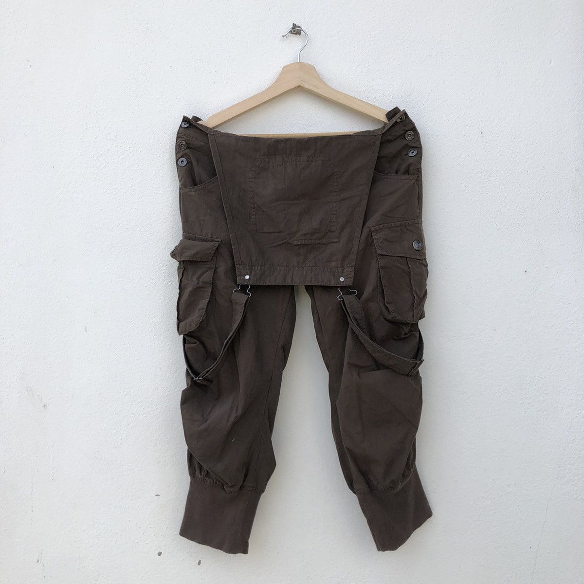 Japanese Brand DOUBLE PANTS MILITARY COLLECTION COVERALL Size US 34 / EU 50 - 15 Thumbnail