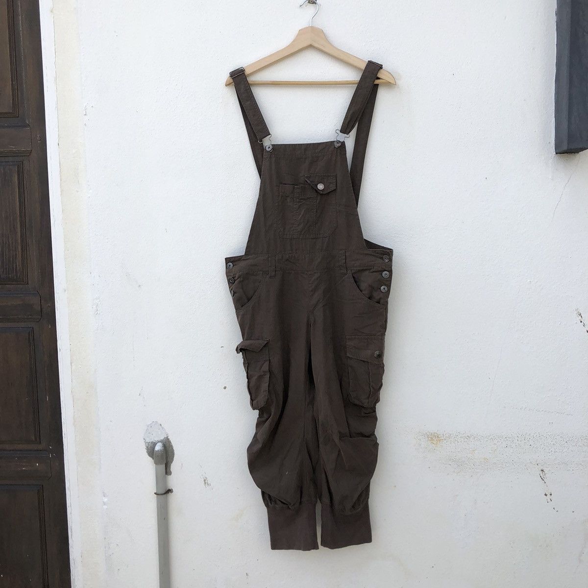 Japanese Brand DOUBLE PANTS MILITARY COLLECTION COVERALL Size US 34 / EU 50 - 8 Thumbnail