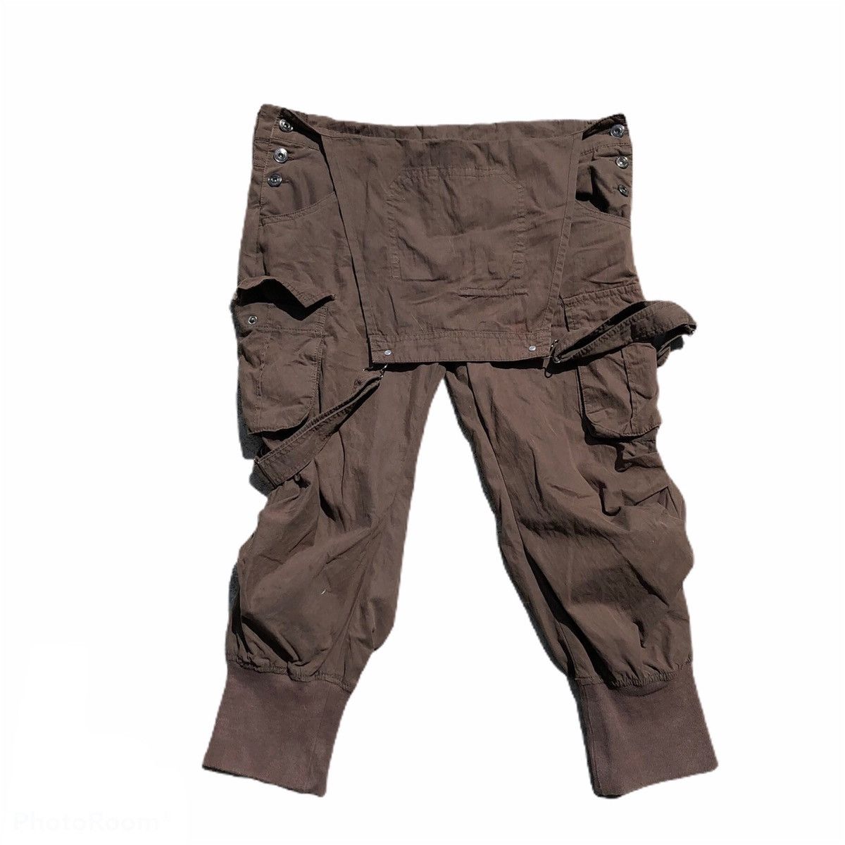 Japanese Brand DOUBLE PANTS MILITARY COLLECTION COVERALL Size US 34 / EU 50 - 1 Thumbnail