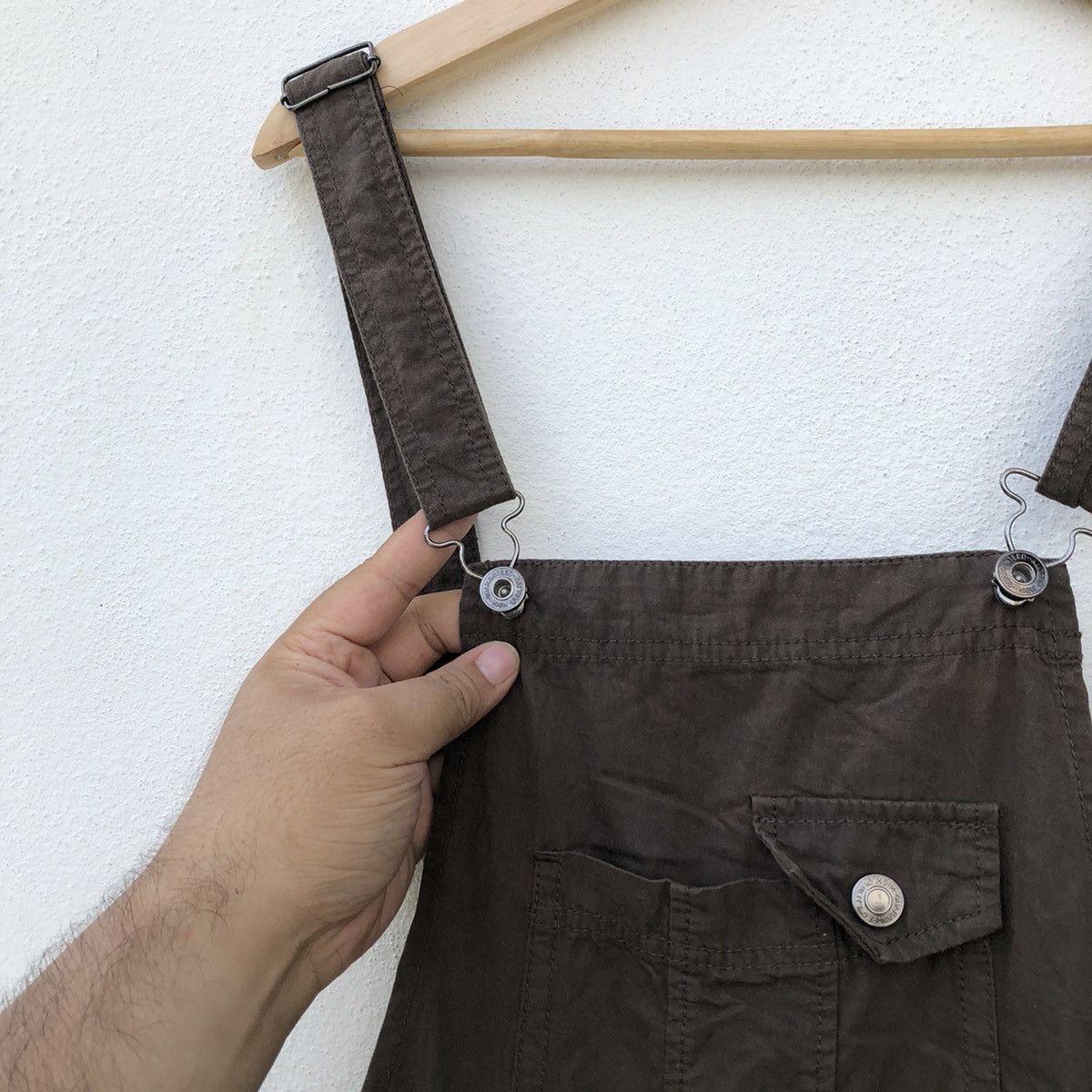 Japanese Brand DOUBLE PANTS MILITARY COLLECTION COVERALL Size US 34 / EU 50 - 11 Thumbnail